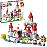 LEGO Super Mario Peach’s Castle Expansion Set, Buildable Game Toys, Gifts for Kids, Girls & Boys Aged 8 Plus with Time Block 