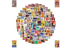 QXWUYAZBRYL Pegatinas de Banda de Rock, 100 unidades Rock Band Punk Stickers, Moda Rock and Roll Música Pegatinas, Heavy Metal Punk, para Guitarra, Portátil, Skateboard, Botella de Agua, Adultos, Adolescentes