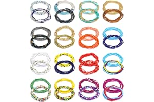Kakonia 32 pièces perles de taille pour femmes élastique chaîne de ventre bijoux coloré corps chaîne ventre perles Bikini taille chaîne ensemble de bijoux