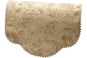 Classic Home Store Tapestry Style Chair Back Lace Trim Flower Sofa Furniture Cover Antimacassar (Beige)