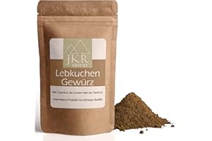 ‎JKR SPICES JKR Spices Lebkuchen Gewürz 200g - Gewürzmischung für Lebkuchen & Pfefferkuchen | Lebkuchengewürz Weihnachtsgewürz aus 100% natürlichen Zutaten | CO² neutral verpackt