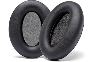 WC Wicked Cushions Extra Thick Replacement Earpads Compatible with Sony WH-1000XM3 Headphones - Black