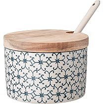 Vintage Keulse pot grijs blauw, medium klein met oog