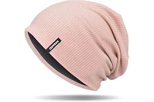 HASAGEI Czapka męska damska, czapka beanie, przejściowa, miękka, cienka czapka, lekka, modna czapka z dżerseju, czapka beanie, uniseks, czapka z chemii, idealna na wszystkie pory roku