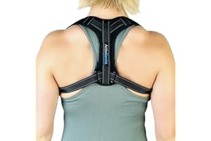 ActivHawks Correcteur De Posture Dos Épaules Avachies - Pour Hommes Et Femmes Lavable et Ajustable - Idéal Pour Soulager Les Douleurs Dorsales, Thoraciques, Cou et Épaules - eBook d'Exercices Offert