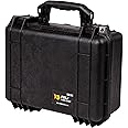 PELI 1450 Watertight Protective Case for Camera, Drone and Fragile Objects, IP67 Water- and Dustproof, 31L Capacity, Made in Germany, With Customisable Foam Insert, Black