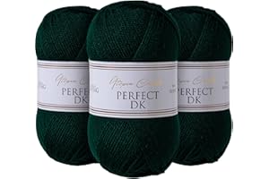 Utopia Crafts DK Double Knitting Yarn 3x 100g (Dark Teal)