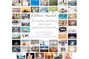 Edition Seidel Lot de 50 cartes postales de qualité supérieure - Cartes de motivation - Jeu de conversation - Outils de coaching - Cartes de paysages naturels - Cartes émotionnelles - Proverbes de soi