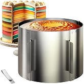 4smile Baking Product, Cake Ring - Stainless Steel, 15 cm