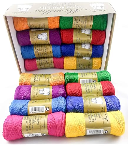 Confezione da 2 pezzi Zepelines Ne 8/2 blu 10 cotone perlato mercerizzato al 100% per lavori a maglia o a uncinetto con una finitura elegante
