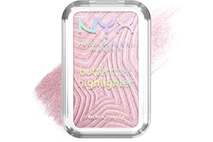 NYX Professional Makeup Buttermelt Highlighter, Iluminador en Polvo, Fórmula Resistente a Transferencias con Manteca de Mango, Karité y Almendra para un Glow Radiante, 12 Horas, Butta werk