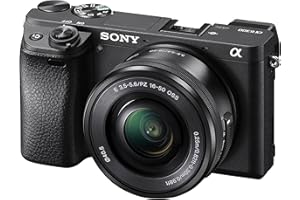 Sony Alpha 6300 E-Mount Systemkamera (24 Megapixel, 7,5 cm (3 Zoll) Display, XGA OLED Sucher, L-Kit 16-50 mm Objektiv) schwarz