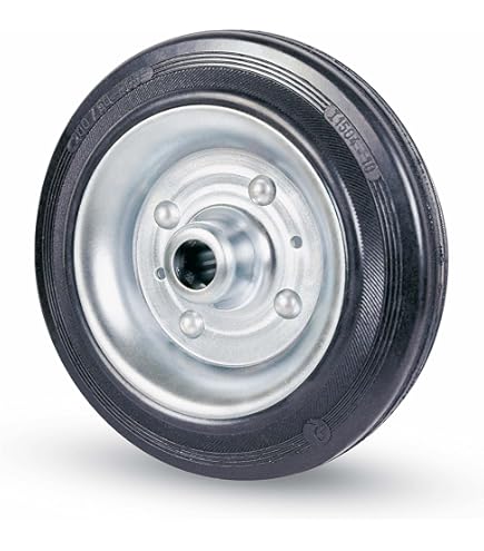 Ruota Di Ricambio Universale Utilia 125mm Per Carrelli - Gomma Resistente - Foto 2