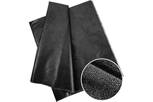 TATUO Fusible Interfacing Fabric Non-Woven Lightweight Fusible Iron On Interfacing Fabric for Sewing Crafts (Black, 90 cm Wide x 3 Meters)