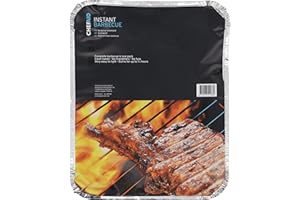 Chef Aid Einweg-Holzkohlegrill, extra Lange Brennzeit, ideal für Picknicks und Bewirtung im Freien