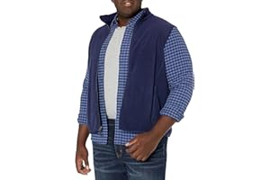 Amazon Essentials Gilet in Pile con Cerniera Integrale (Disponibile in Taglie Big & Tall) Uomo