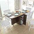 Studio Kook ABBA Engineered Wood 6 Seater Folding Dining Table (Junglewood, Matte Finish. Without Chairs)