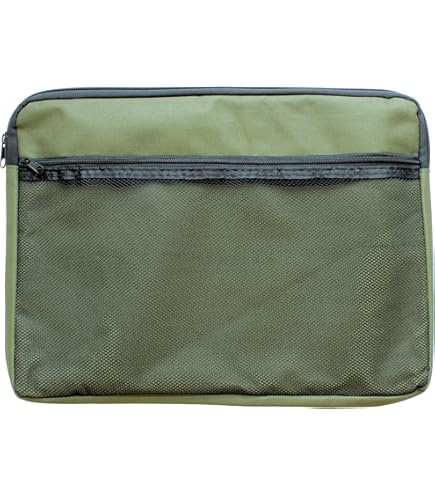 Pack Of 2 A4 Mesh File Bags- Plastic Wallets A4 Folders Document Zip Pouch Clear Paperwork Art Folder Portfolio Storage Paper Wallet For School Office Work Travel File Organiser Black White - View #4