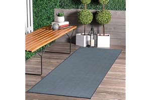 Jimri Dywan do wnętrz i na zewnątrz – odporny na warunki atmosferyczne, na balkon, taras, do ogrodu, salonu, kuchni – wytrzymały dywan podłogowy, odporny na promieniowanie UV i wodę – rozmiar 60 x 110