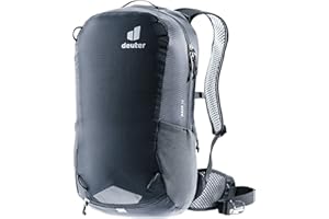 Deuter Uniseks Race 16 Plecak, Czarny/Szary, 16 l