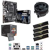 Components4All AMD Ryzen 5 2600X 3.6GHz (Turbo 4.2GHz) Six Core Twelve Thread CPU, ASUS Prime B450M-A Motherboard & 16GB 3000