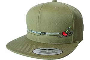 Baddery Anglerhut : Fish it & Float - Angeln Cap Herren - Angler Geschenke für Männer - Mütze Angelzubehör