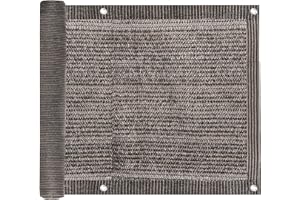 PATIKIL 3'x16' Patio Privacy Screen for Balcony, Fence Cover for Apartment Railing Netting Mesh Shade Fabric Balcony Cover for Outdoor Deck Backyard Porch, Railing Shield 90% (Brown)