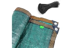 BeGrit Sichtschutz Zaunblende 2m x 5m Zaun Sichtschutz wetterfest Gartenzaun Windschutz 90% Beschattun HDPE Sonnenschutz Tennisblende Schattiernetz UV-resistent reißfest mit Löcher Kabelbinder grün