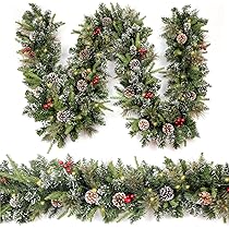 Ghirlande, corone e fiori natalizi rossi | Acquisti Online su