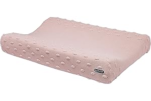Meyco 2763052a - Funda para cambiador (2 cuñas, 100% algodón, 45 x 70 cm), color rosa