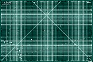 La Canilla Base de Corte A1 (Superficie 90x60 cm - 36x24”) Tapete Alfombrilla de Corte para Manualidades, Dibujo, Tabla Cutting Mat para Patchwork, Costura | Marcado en Centímetros y Pulgadas