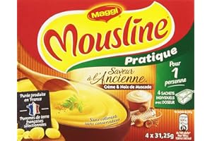 Maggi Purée Mousline Saveur à L'Ancienne 4 x 31,25g