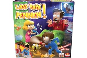 Goliath - LASS PAPA PENNEN - Kinderspiele ab 5 Jahren und 2 bis 4 Spieler - Gesellschaftsspiel für Junge und Mädchen voller Aufregung und Spaß mit Eindeutigen Anleitungen, Blau