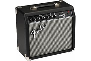 Fender Frontman 20G Gitarrenverstärker, Ideal für Gitarrenstudium, Übungsräume und Live Sessions, Klare Höhen und kräftige Bässe für elektrische Gitarre, Schwarz