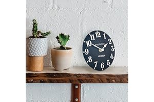 THOMAS KENT LONDON Thomas Kent Mini Collection Arabische Kaminuhr, 15,2 cm, Tintenblau