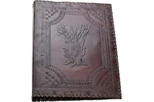 ROOGU Mądrość Drzew - Segregator A4 Skóra Naturalna Indie Natura