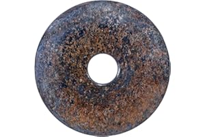 Lebensquelle Plus Ciondolo in pietra di bronzo a forma di ciambella, Ø 40 mm