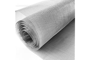 TINA Rete Metallica in Acciaio Inossidabile 304, 40 x 200 cm Rete Metallica Maglia Piccola Rete per Zanzariere Rete Filtrante per Ventilazione Sicurezza Finestra (20 Maglie)