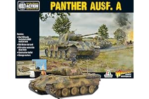 Warlord Games Panthère de l'armée allemande Ausf A – Modèle à l'échelle 1:56/28 mm en plastique pour action boulonnée Miniatures très détaillées de la Seconde Guerre mondiale pour jeu de guerre de