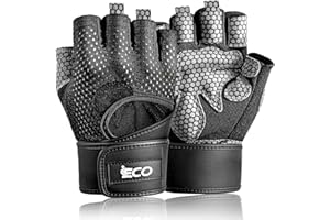 iECO Gant Fitness, Gants de Sport Respirant Antidérapant Gymnastique, Halterophilie, Cyclisme, Barre de Traction, Fitness pour Homme et Femme