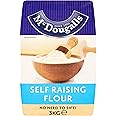 McDougalls Self Raising Flour Pre-Sifted For Lighter Bakes, 3 Kg Bag (Pack of 1)