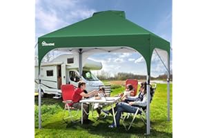 YITAHOME Carpa desplegable instantánea de 3 x 3 m, Plegable, para jardín, Camping, Fiesta, Tienda de campaña con Bolsa Enrollable, estacas y Cuerdas para Patio, mercados y Playa