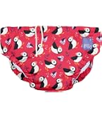 Couches De Bain Jetables Bébé LILLYDOO Taille S (6-11 Kg) – Lot 40 Pièces (2x20) – Anti-Gonflement, Respirantes – Design Baleines Bleues