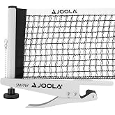 JOOLA Tischtennisnetz Snapper-Indoor Garnitur Freizeitsport H&ouml;henverstellbar mit Feststellschraube - Klemmtechnik, silber/sch