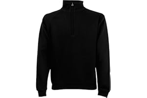 Fruit of the Loom Zip Neck Sweat Sudadera para Hombre