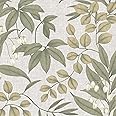 Superfresco Easy Persephone Neutral Floral Wallpaper - Paste The Wall - Neutral Wallpaper - Classy intertwining Floral Leaves Textured Design - Feature or 4 Wall Design - Suitable for Any Room