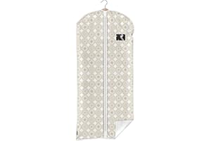 DOMO PAK LIVING Custodia per Cappotto Impermeabile, Porta Giacche e Abiti che Protegge Vestiti da Polvere e Tarme, 1 Pezzo 0.2x60x135 cm, Beige - Domopak Living