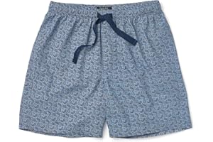 THE SAVILE ROW COMPANY LONDON Men's Luxury 100% Cotton Soft Pyjama Bottom Lounge Shorts
