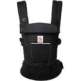 Ergobaby Doğumdan itibaren yeni doğanlar i&ccedil;in uyarlanan bebek taşıyıcısı, 3 pozisyon, SoftFlex Mesh, Ergonomik Bebek G&ouml;bek Ta