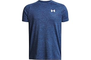 Under Armour UA Tech 2.0 SS, T-shirt de sport confortable, Haut de sport à manches courtes pour garçon Garon, Beta / Beta, YL